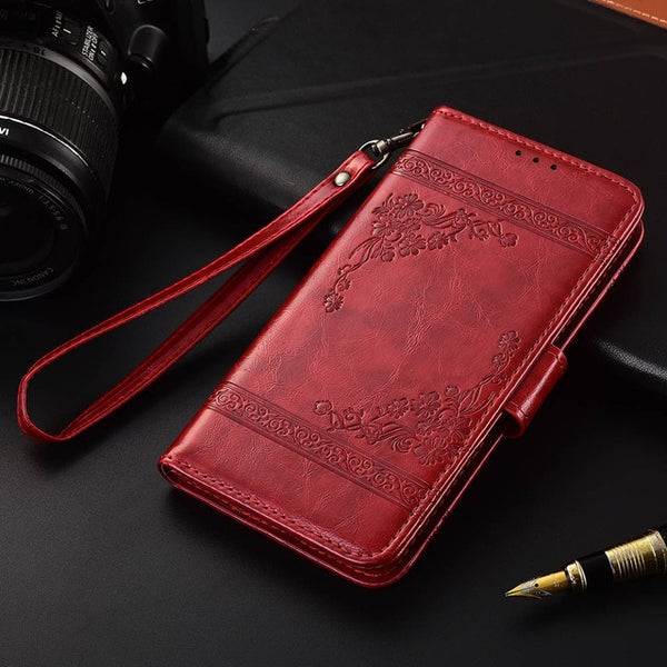 Flip Leather wallet Case For Xiaomi Redmi Note