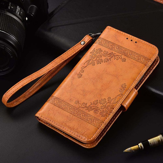 Flip Leather wallet Case For Xiaomi Redmi Note